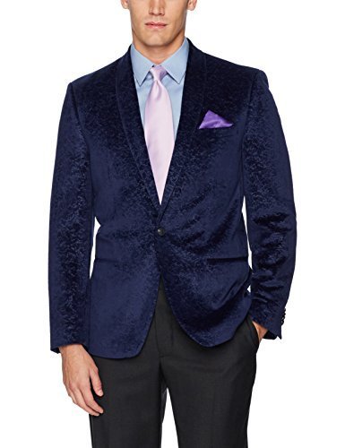 Ben Sherman Men’s Two Button Slim Fit Paisley Sportcoat