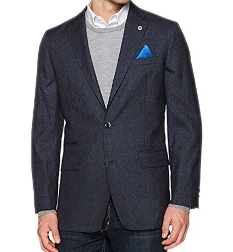 Ben Sherman Men’s Two Button Slim Fit Mini Check Sportcoat