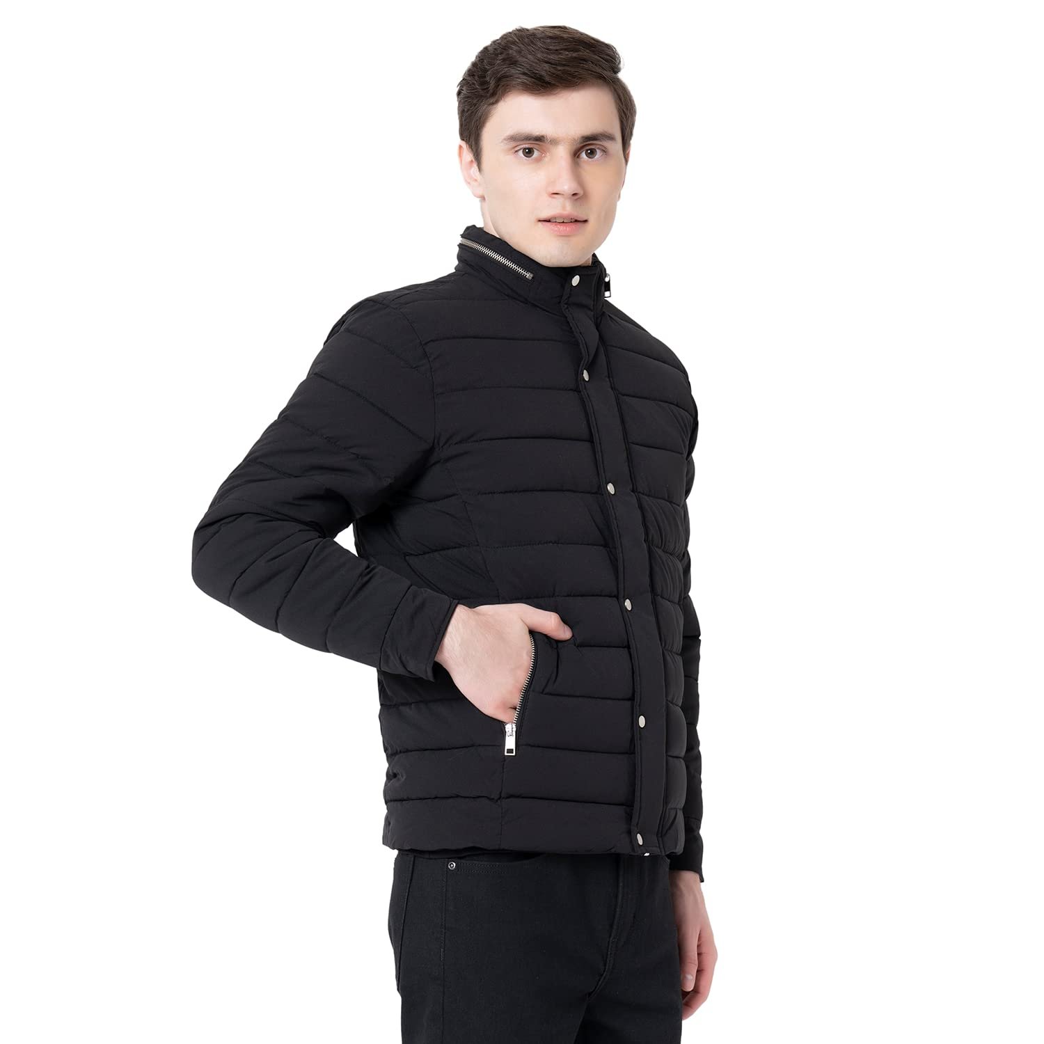 Red Tape Men’s Solid Padded Jacket