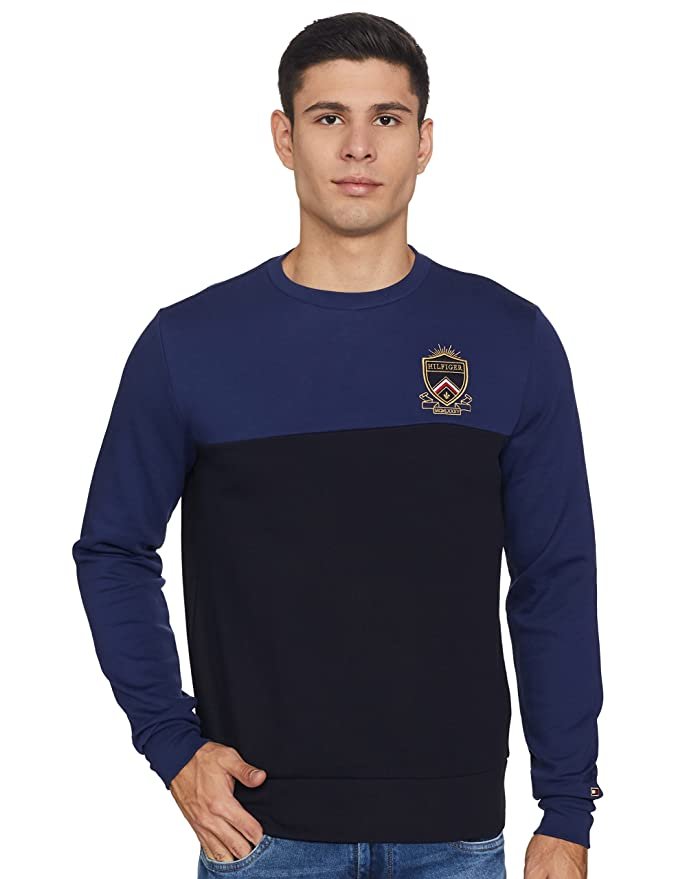 Tommy Hilfiger Men’s Cotton Round Neck Sweatshirt