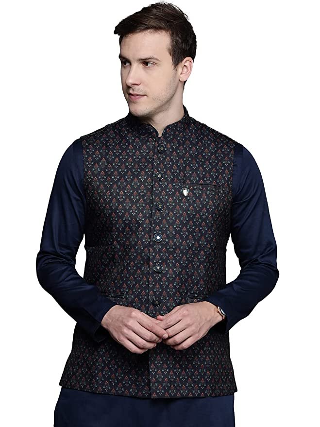 Men’s Printed (WC00196-306-M_Blue_M)