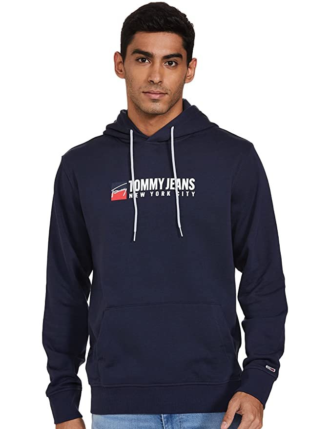 Tommy Hilfiger Men’s Full Sleeve Regular Fit Sweatshirt,Twilight Navy,M