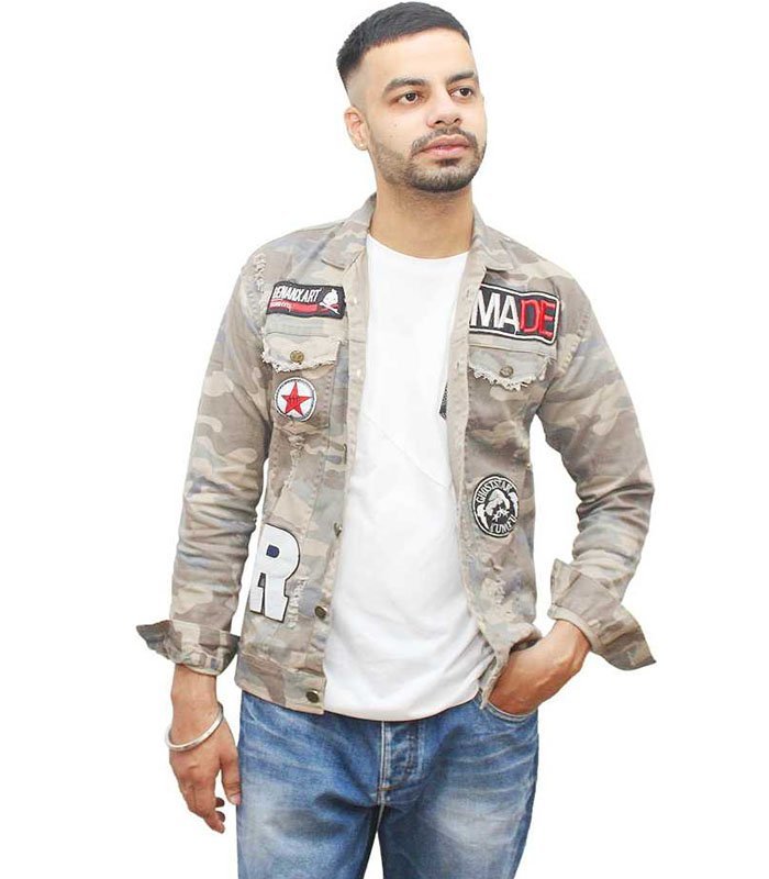 Matelco Full Sleeve Printed Men Casual Jacket