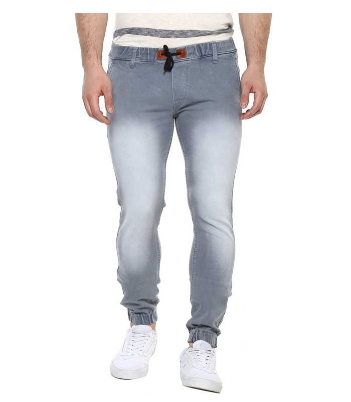 Ubano Fashion Slim Men Grey Jeans